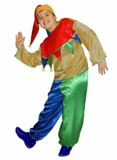 Шут - Детский костюм Цветного скомороха