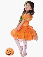 Овощи и фрукты - Детский костюм тыквочки