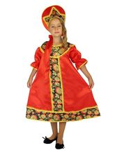 Русские народные танцы - Детский костюм в стиле Хохлома