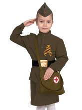 Костюмы для девочек - Детский костюм военной медсестры с сумкой