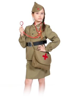 Детский костюм военной медсестры
