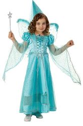 Ведьмы и Колдуньи - Детский костюм Волшебной Феи голубой