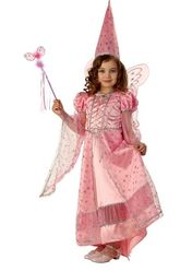 Ведьмы и Колдуньи - Детский костюм Волшебной Феи розовый