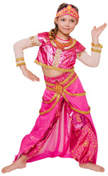 Восточные танцы - Детский костюм Восточной принцессы в розовом