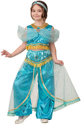 Принцессы и принцы - Детский костюм восточной принцессы Жасмин