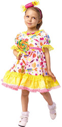 Костюмы для девочек - Детский костюм яркой Конфетки