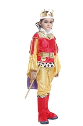 Цари и короли - Детский костюм Юного Красно-золотого короля