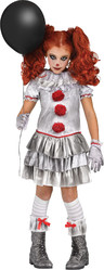 Страшные - Детский костюм Жуткой Клоунэссы