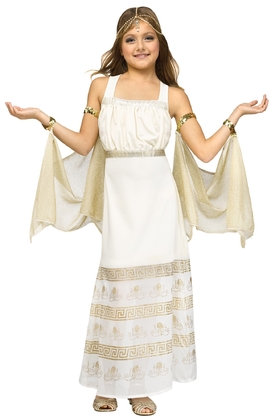 Детский костюм Золотой греческой богини