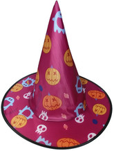 Костюмы на Хэллоуин - Детский красный колпак с тыквами