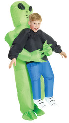 Смешные костюмы - Детский надувной костюм Похищение пришельцем