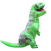 Животные - Детский надувной костюм зеленого Ти-Рекса
