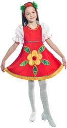 Русские народные - Детский народный костюм для девочек