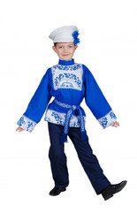 Русские народные - Детский народный костюм мальчика Гжель