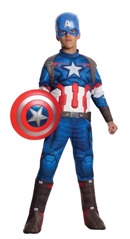 Детский объемный костюм Капитана Америки