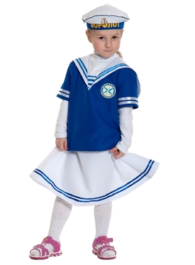 Детский синий костюм Морячки