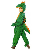 Костюмы для девочек - Детский зеленый костюм динозавра