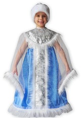 Снегурочки и Снежинки - Детское платье снегурочки