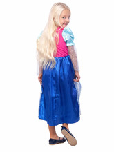 Мультфильмы и сказки - Детское розово-синее платье принцессы