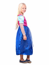 Принцессы - Детское розово-синее платье принцессы