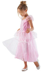 Детское розовое платье принцессы