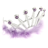 Принцессы и принцы - Фиолетовая корона с мехом