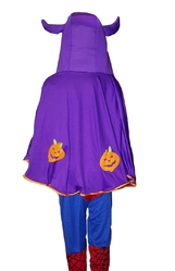 Страшные костюмы - Фиолетовая накидка с рожками