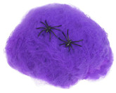 Для костюмов - Фиолетовая паутина с пауками
