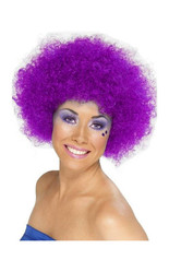 Смешные костюмы - Фиолетовый парик клоуна