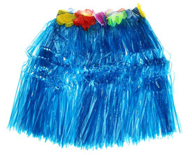 Гавайская синяя юбка