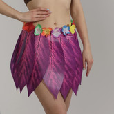 Национальные - Гавайская юбка «Листики и цветочки»
