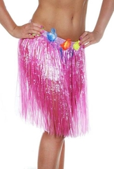 Женские костюмы - Гавайская юбка розовая