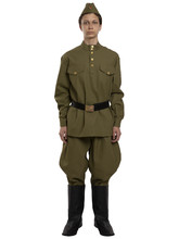 Военные - Гимнастерка с брюками-галифе