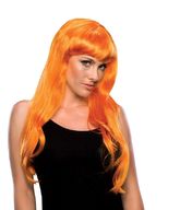 Аксессуары - Гламурный оранжевый парик