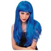 Мальвина - Гламурный синий парик