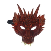 Дракон - Карнавальная маска красный Дракон