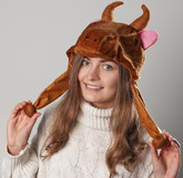 Животные и зверушки - Карнавальная шапка Бычок