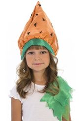 Овощи и фрукты - Карнавальная шапочка Морковка