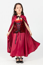 Страшные - Карнавальное красное платье вампира
