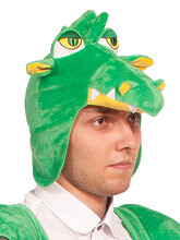 Праздничные костюмы - Карнавальный головной убор дракона взрослый