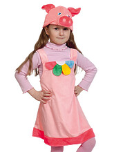 Костюмы для девочек - Карнавальный костюм детский плюшевая поросюшка