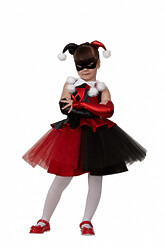 Костюмы для девочек - Карнавальный костюм для девочек Харли Квинн Премиум