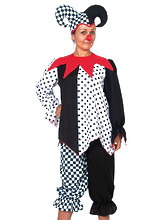 Праздничные костюмы - Карнавальный костюм клоунесса джокер