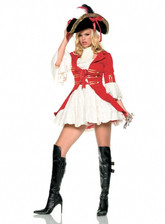 Женские костюмы - Карнавальный костюм красной пиратки