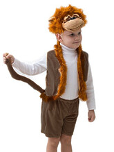 Животные и зверушки - Карнавальный костюм маленькой обезьянки для мальчиков