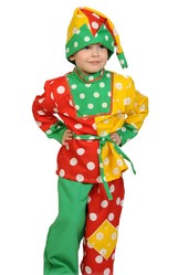 Национальные костюмы - Карнавальный костюм Петрушки для детей