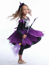 Детские костюмы - Карнавальный костюм ведьмочка Виола