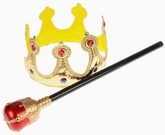 Цари и царицы - Карнавальный набор Царский 2 предмета