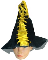 Костюмы на Хэллоуин - Колпак с желтыми завязками