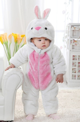 Костюмы для малышей - Комбинезон белого кролика
